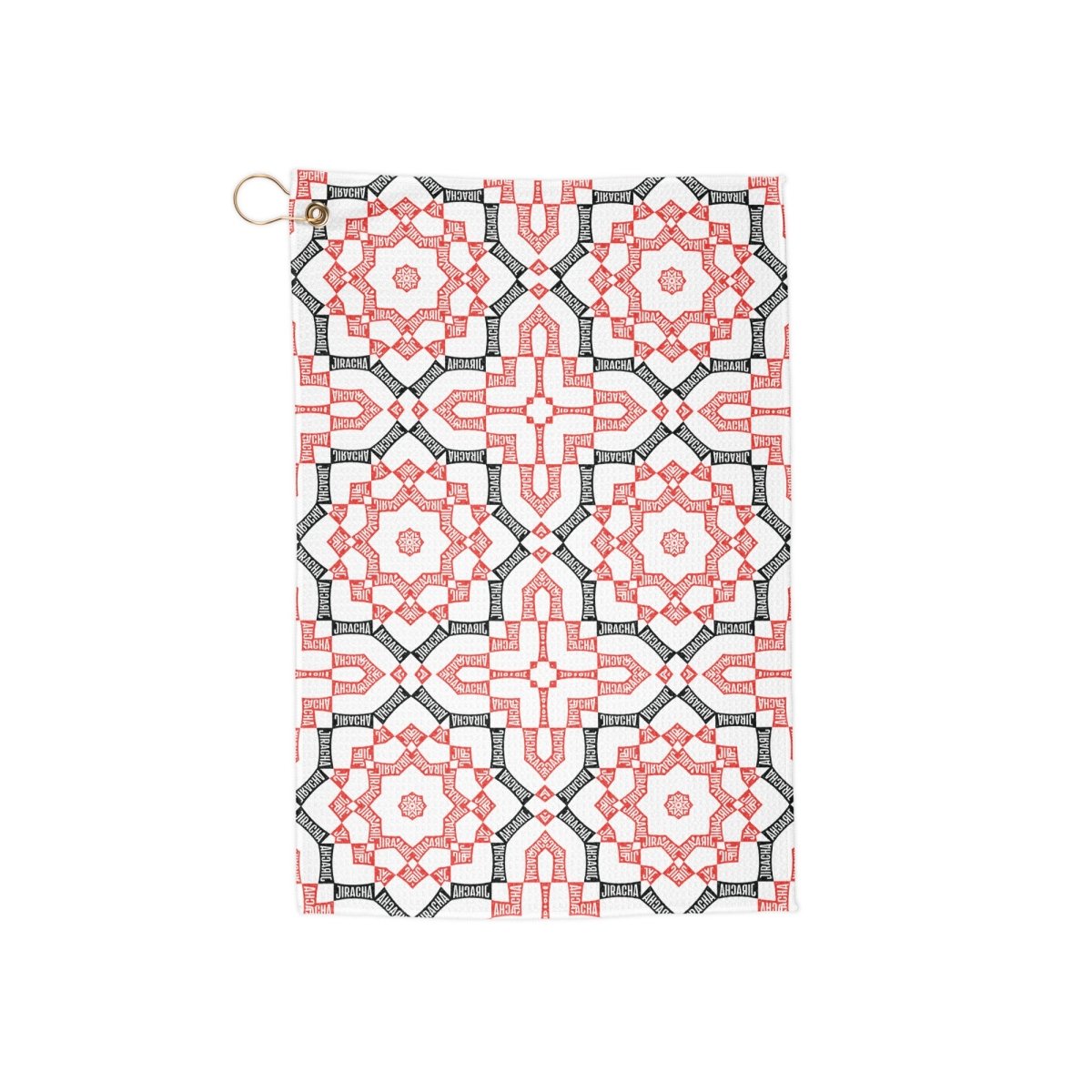 Jiracha Geometric Focus Golf towel - Jiracha Fermented Hot Sauces